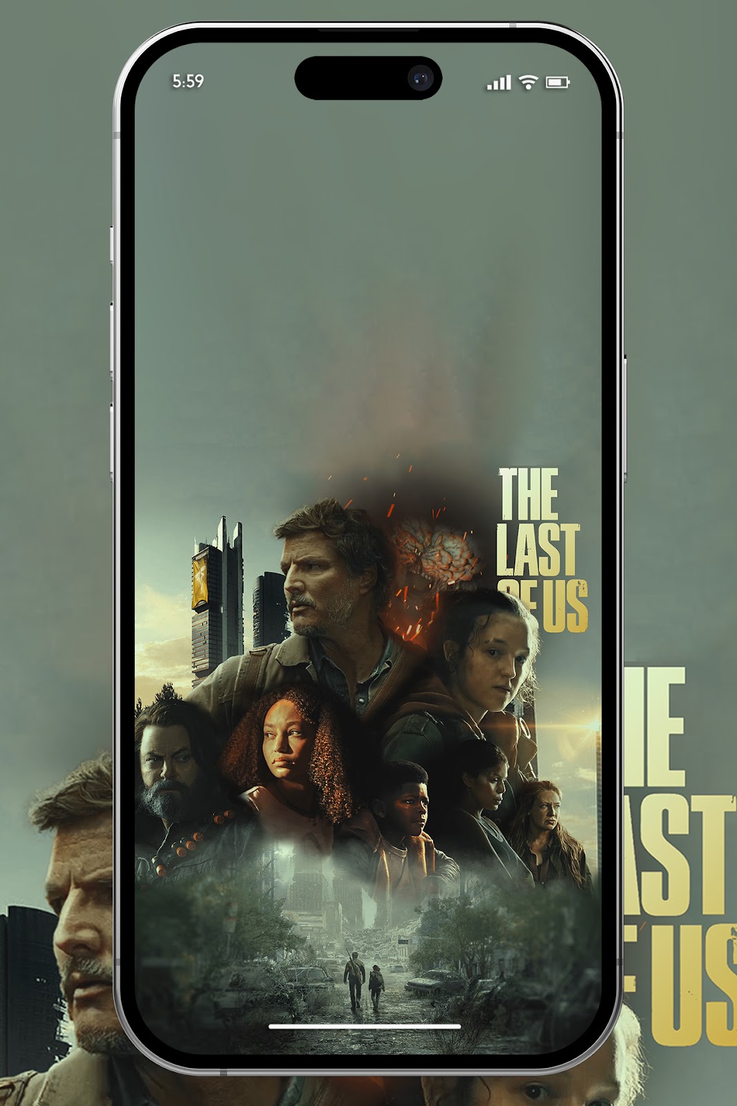 Surviving the Apocalypse: The Last of Us HBO Phone Wallpaper
